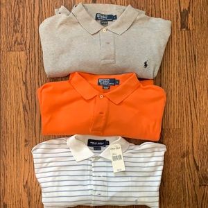 Bundled (3) Ralph Lauren 100% Cotton Polos